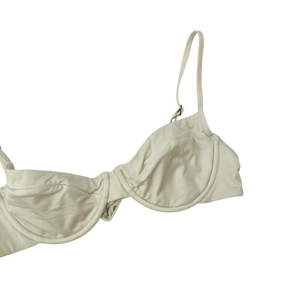 Monday swimwear white underwire bikini top